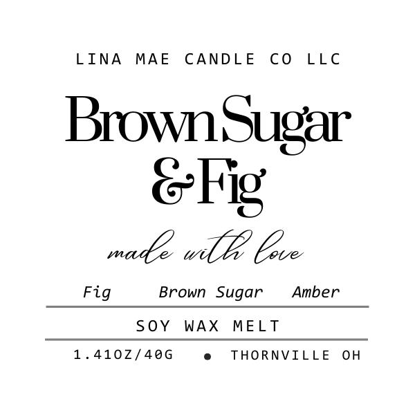 Brown Sugar & Fig Wax Melt