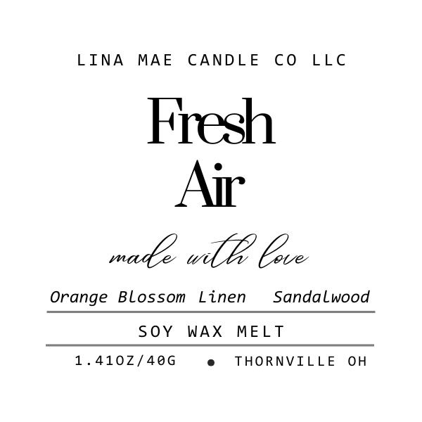 Fresh Air Wax Melt