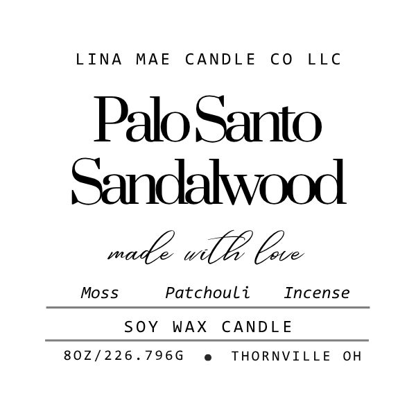 Palo Santo Sandlewood