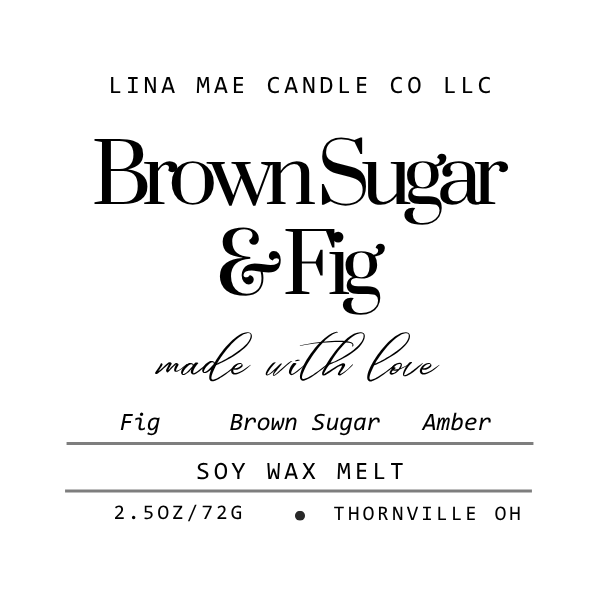 Brown Sugar & Fig Wax Melt